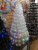 Искусственная елка белая оптоволоконная 210 см со светодиодами