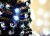 Искусственная елка заснеженная оптоволоконная 45 см со светодиодами