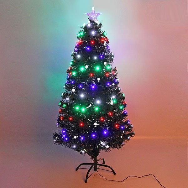Искусственная елка оптоволоконная 60 см со светодиодами