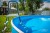 Морозоустойчивый бассейн 457х125см Larimar круглый цвет Дерево, лестница, фильтр насос, скиммер, песок
