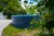 Морозоустойчивый бассейн 366х125см Larimar круглый цвет платина, лестница, фильтр насос, скиммер, песок